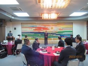 村川文明氏の挨拶