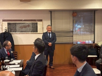 田中社長の来賓あいさつ